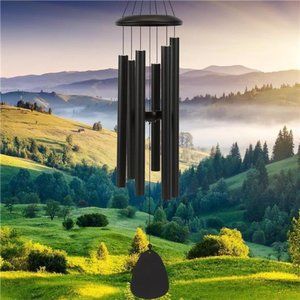 Wind-Chimes-Outdoor-Large-Decor, Deep Tone Soothing Melodic Tones Windchimes
